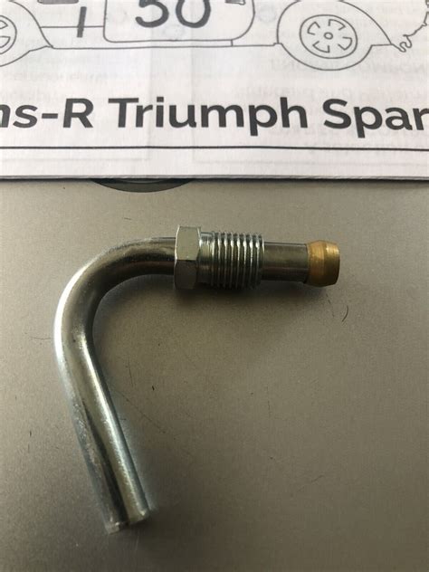 Triumph Tr4 Tr4a Tr5 Tr250 Tr6 Fuel Tank Outlet To Pump Pipe Andunion Kit