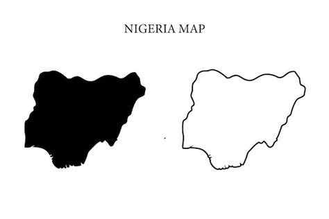 Premium Vector Nigeria Region Country Map Vector