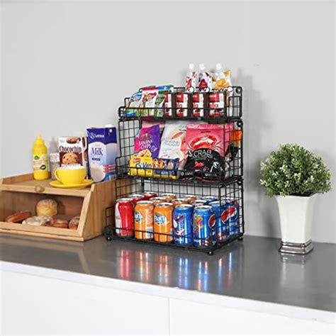 Snapklik X Cosrack Stackable Wire Basket Tier Countertop Wall