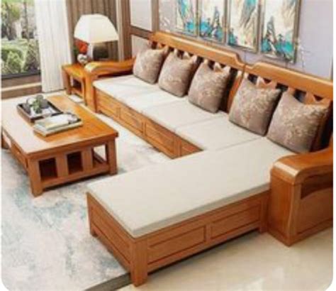 Wood Corner Sofa Set Designs