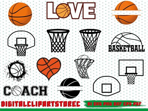 Basketball Svg Bundle Basketball Love Svg Basketball Name Etsy