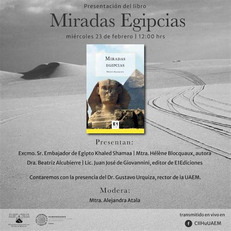 Presentación del Libro Miradas Egipcias Universidad Autónoma del