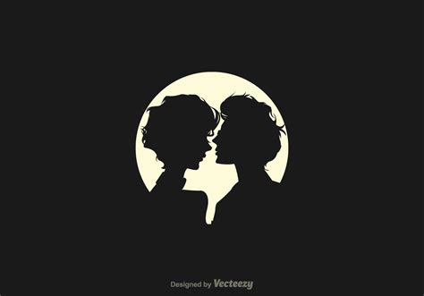 Free Silhouette Couple In Love Vector 93063 Vector Art at Vecteezy