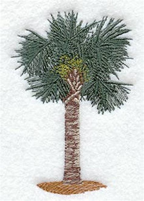 Embroidered Palm Tree Palmetto Tree Towel Flour Sack Towel Etsy