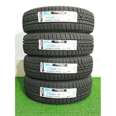 155 65R14 79T Hankook Winter icept iZ2A W626 新品 スタッドレスタイヤ 4本セット 2022年製