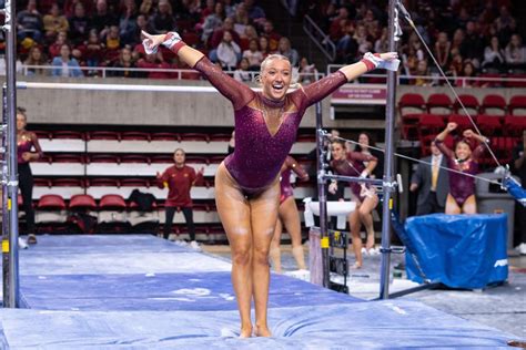 PHOTOS Cy Hawk Gymnastics Meet Iowa State Daily