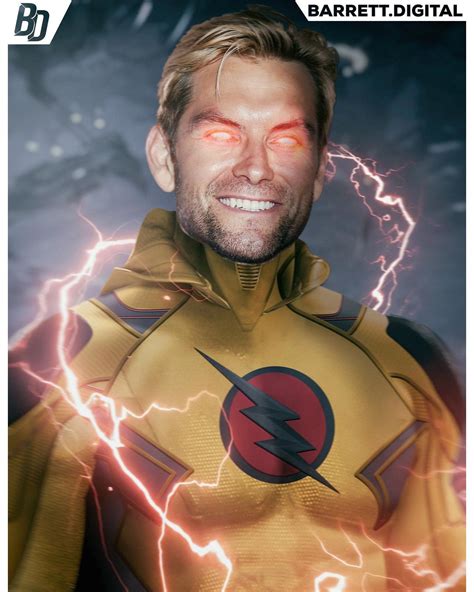 Antony Starr As Reverse Flash By Barrettdigital By Tytorthebarbarian