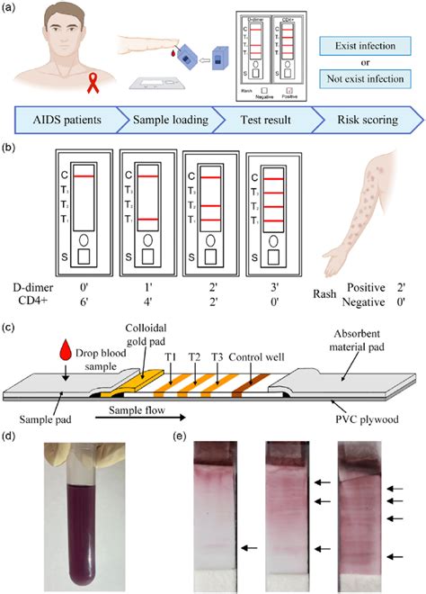 POCT test strips experimental group visualization. a) Flowchart of the... | Download Scientific ...