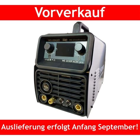 Weldinger Wig Schwei Inverter We P Ac Dc Pro Digital Ohne