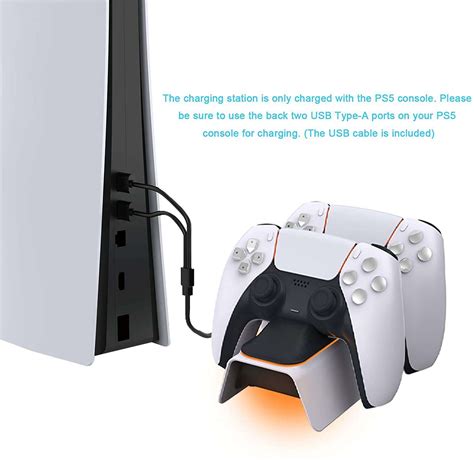 Nexigo Upgraded Ps5 Controller Charger With Type C Cable