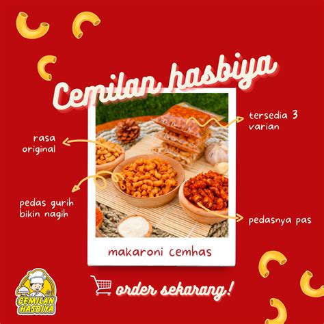 Jual Makaroni Bantet Cemilan Hasbiya Cemhas Kemasan Kg Makaroni