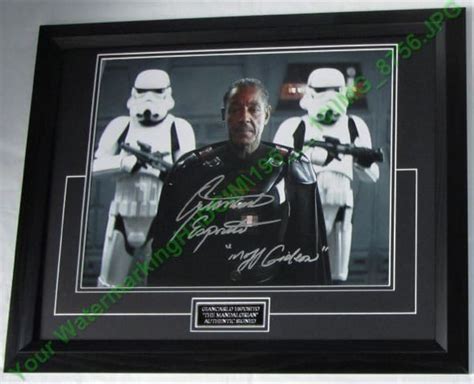 Giancarlo Esposito Signed Moff Gideon The Mandalorian Large Etsy