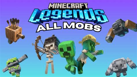 Minecraft Legends All Mobs New Mobs Discovered Youtube