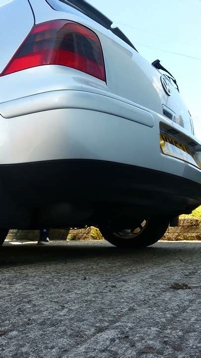 Volkswagen Golf Mk4 V5 170 Original Exhaust Sound Youtube