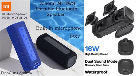 Mi Portable Bluetooth Speaker 16W MDZ 36 DB FULL REVIEW YouTube