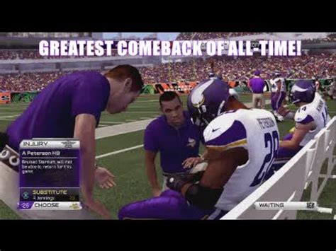 Madden Xbox One Gameplay Greatest Comeback Ever Madden