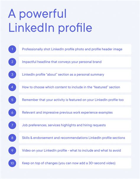 How To Build An Impressive Linkedin Profile ·