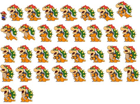 Paper Bowser Sprites