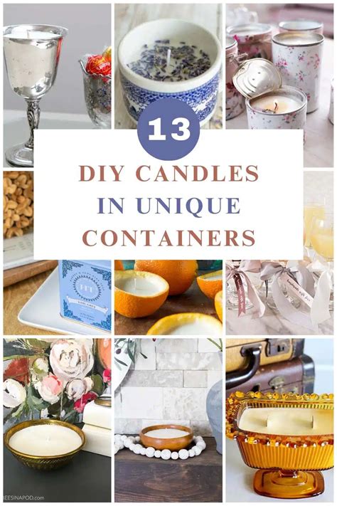 13 Homemade Candles In Unique Repurposed Containers Petticoat Junktion