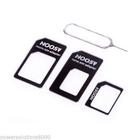 Sim Adapter Pack 4 In 1 NANO TO MICRO STANDARD SIM CARD Fits ANY