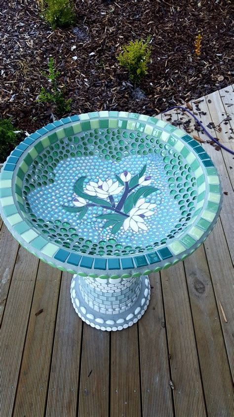 How To Build A Mosaic Bird Bath At James Butcher Blog