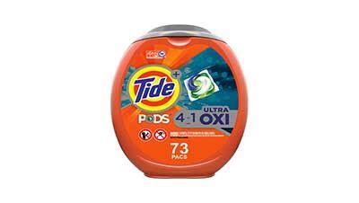 Tide Pods Plus Ultra Oxi Detergent Packs 73 Count At $12