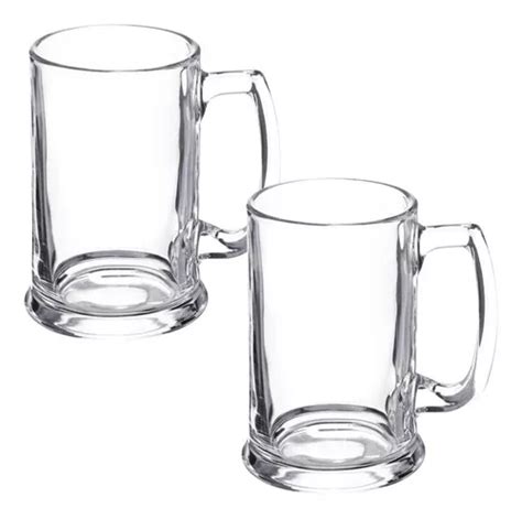 Set Tarros Cerveceros Ml Vidrio Vaso Cerveza Michelada Color