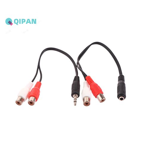 Qipan Universal Rca Cable Mm Jack Stereo Audio Cable To Rca