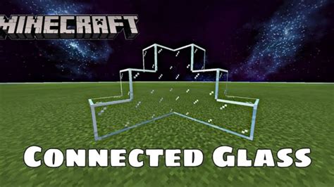 Connected Glass Addon For Minecraft Pe Youtube