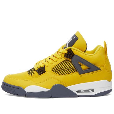 Air Jordan 4 Retro Tour Yellow And Blue Grey End Us