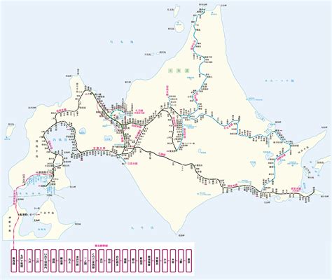 Jr 北海道函館本線路線図 北海道の路線図｜地図ナビ Zdrqm