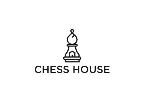 Premium Vector | Chess house logo design vector illustration