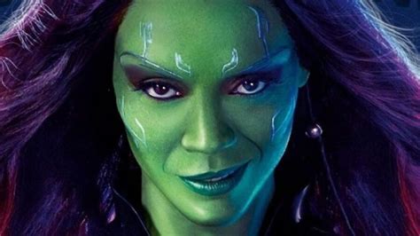 Guardians Of The Galaxy Zoe Saldana Gamora