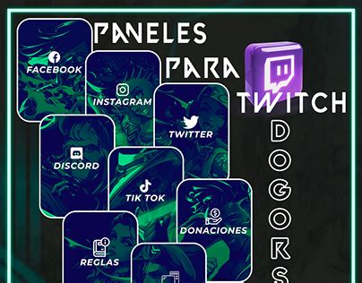 Paneles Twitch Dise O Gr Fico Projects Photos Videos Logos