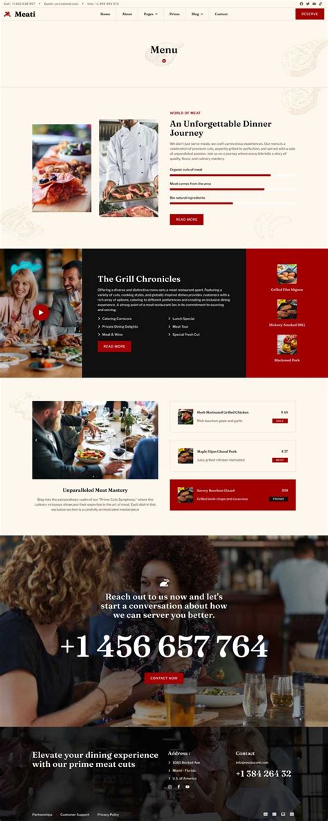 Meati Grill WordPress Theme Nicdark Themes