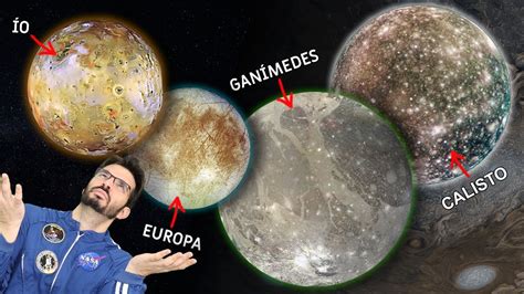 Las 4 LUNAS de Júpiter QUE PARECEN PLANETAS YouTube