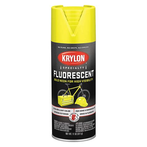 Cool Spray Paint Ideas That Will Save You A Ton Of Money: Fluorescent Yellow Spray Paint