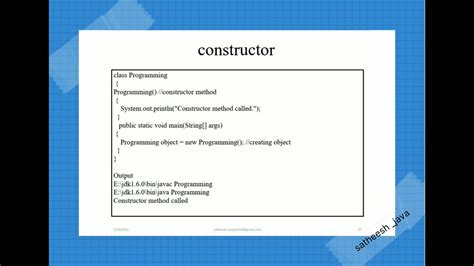 Java Constructors Constructor Typesparameterized And Non