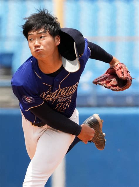 鹿屋体大が初出場で初白星！済々黌出身の森田希夢が6回3失点、4番の原俊太が先制2ラン アマ野球写真ニュース 日刊スポーツ