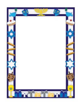 Hanukkah Border