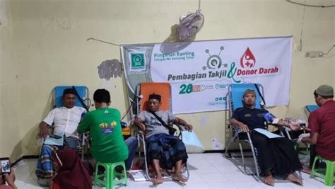 Aksi Donor Darah Sukarela Digelar Fatayat Nu Di Jember Nu Online Jatim