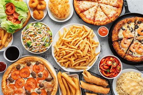 varios tipos comida imagens  gratis  freepik