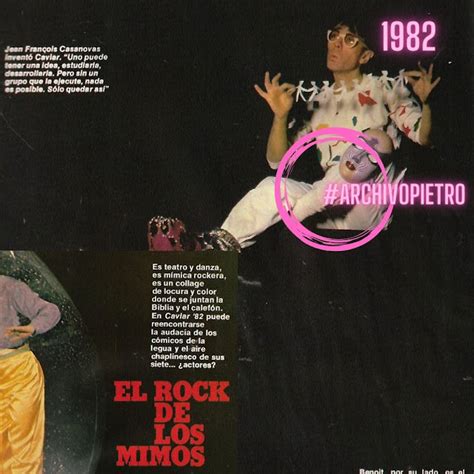 Biblioteca Lgttb Oscar Hermes Villordo Archivopietro El Rock De Los Mimos Jean Francois