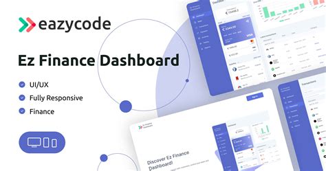 Ez Finance Dashboard template - NoCode Bubble.io Template by EazyCode