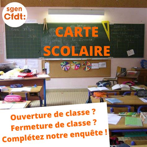 CARTE SCOLAIRE SGEN CFDT Aquitaine