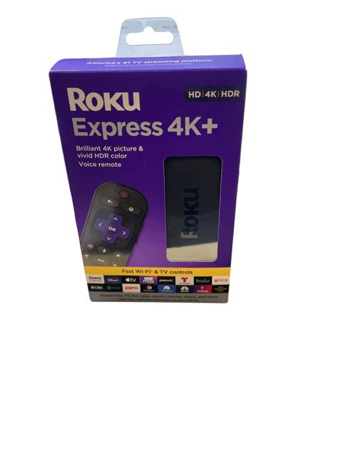 Roku Express K Streaming Player Hd K Hdr With Roku Voice Remote