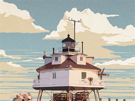 Chesapeake Bay Lighthouse By Joey Seales For Lgnd On Dribbble