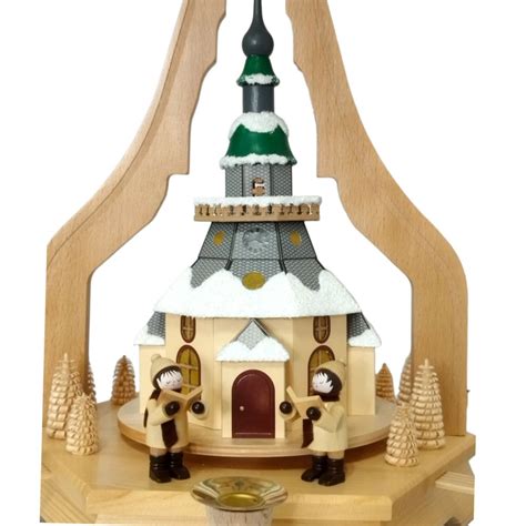 Pyramide Seiffener Kirche Mit Kurrende Erzgebirgskunst Shop