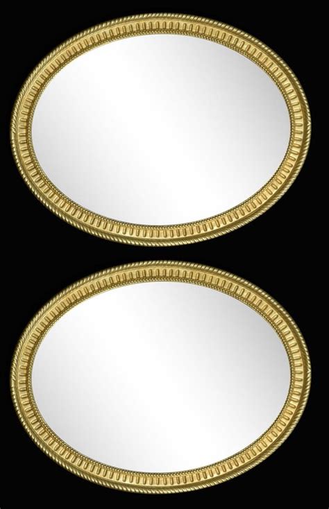 Antiques Atlas Pair Of Oval Wall Mirrors As A