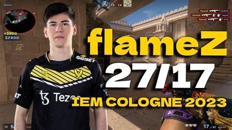 CSGO POV Vitality FlameZ 27 17 Vs OG ANUBIS IEM Cologne 2023